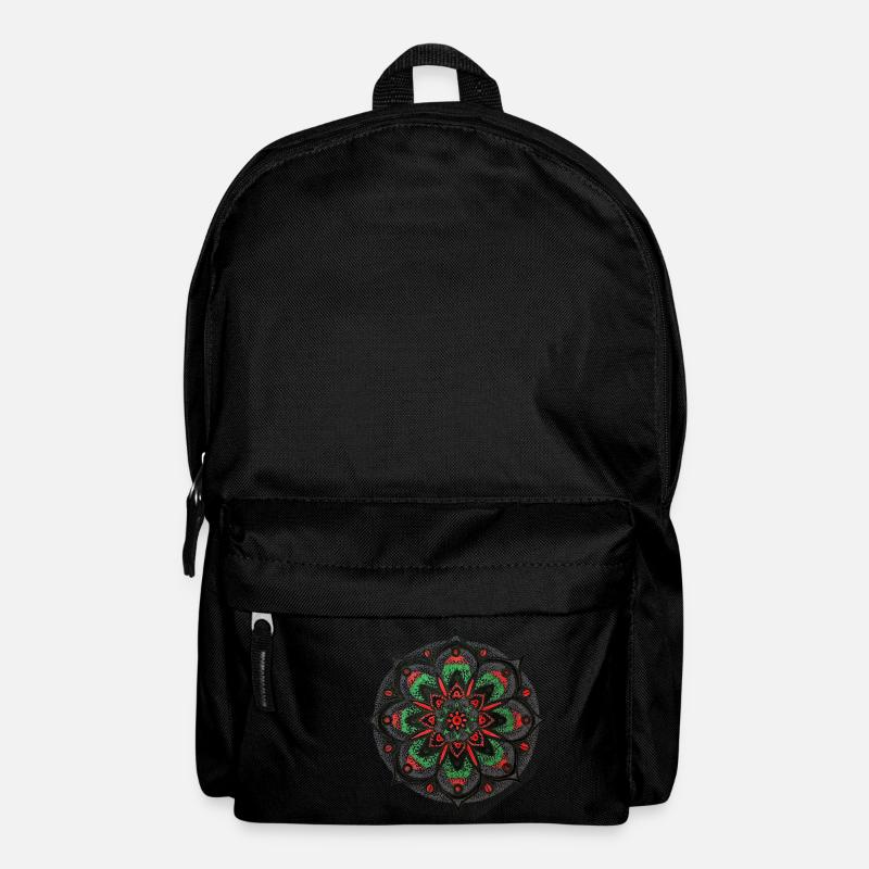 Mandala - Rucksack - Schwarz
