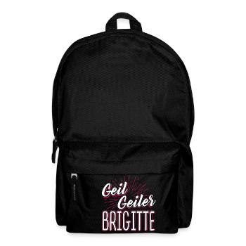 BRIGITTE - geiler - Rucksack - Schwarz - Vorne