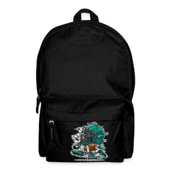 FOOTBALL PLAYER- American Football Comic Gift - Backpack - black - Front