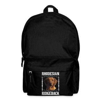 Rhodesian Ridgeback Lionhunter - Backpack - black - Front