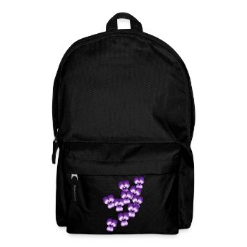Pansy, flowers - Backpack - black - Front