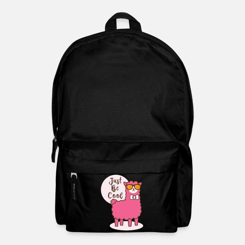 Cool Lama Lama Alpaca - Paroles drôles - Sac à dos - noir
