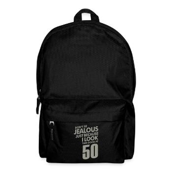 50 Jahre altes Geburtstagsgeschenk - Rucksack - Schwarz - Vorne
