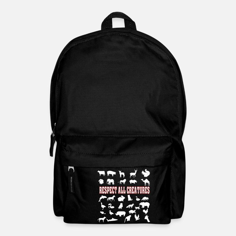 Respect all creatures - Rucksack - Schwarz