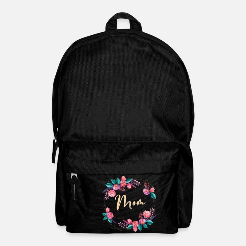 Mama Blumen - Rucksack - Schwarz