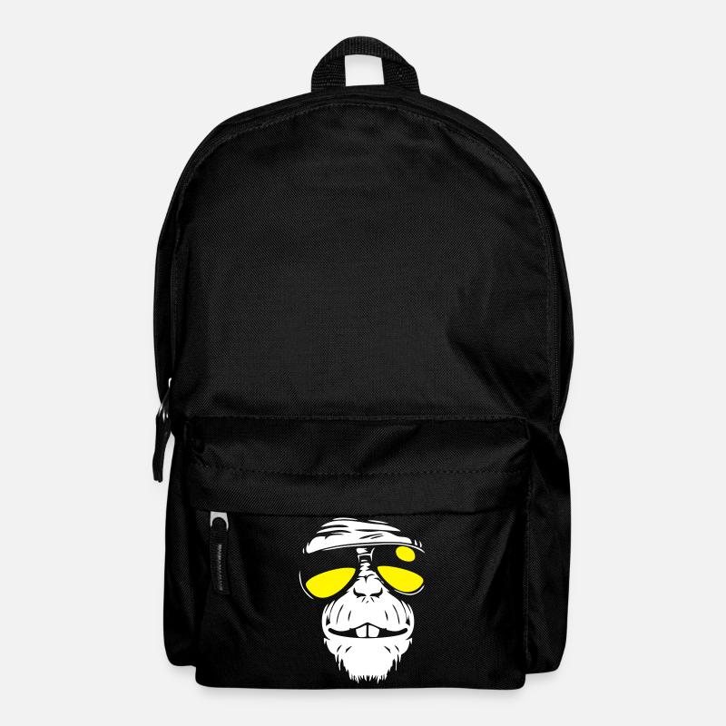 Cool Monkey - Coole Affe - Backpack - black