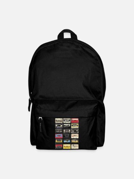 Retro cassettes - Backpack - black