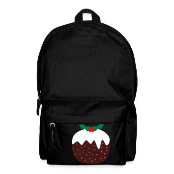 Christmas Pudding - Backpack - black - Front