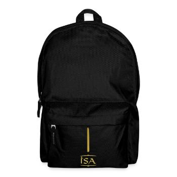 Isa - Rune / Older Futhark / Série de 24 runes - Sac à dos - noir - Devant