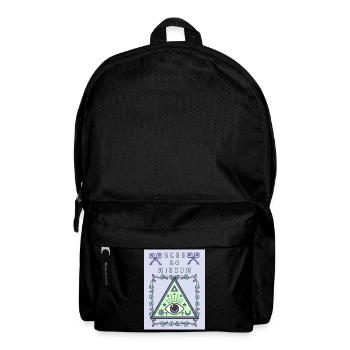 Troisième œil, l’œil qui voit tout, occulte - Sac à dos - noir - Devant