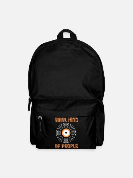 Schallplattenspieler - Rucksack - Schwarz