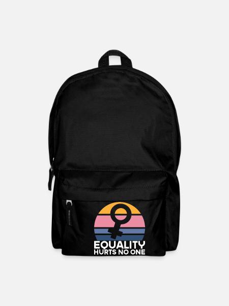 Feministin Feminismus Emanzipation Geschenk - Rucksack - Schwarz