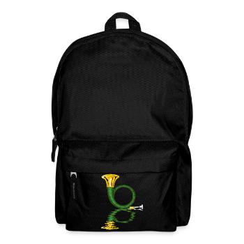 hunting horn hunters blow musicians - Backpack - black - Front