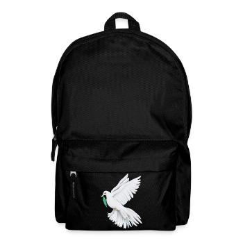Friedenstaube Friedenssymbol - Sonja Ariel - Rucksack - Schwarz - Vorne