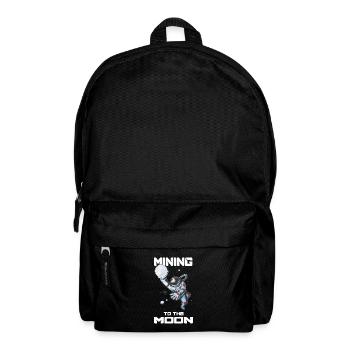 Krypto Crypto Helium Mining HNT Bitcoin Blockchain - Rucksack - Schwarz - Vorne
