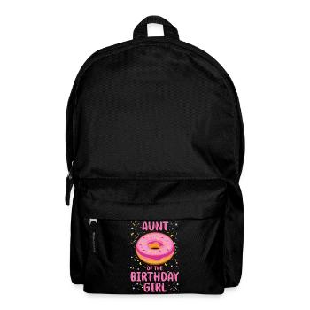 Tante de la fille d’anniversaire Girl - Sac à dos - noir - Devant