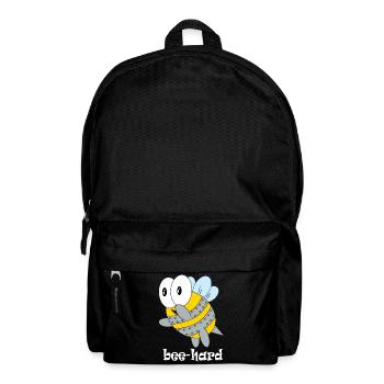 bee hard - Rucksack - Schwarz - Vorne