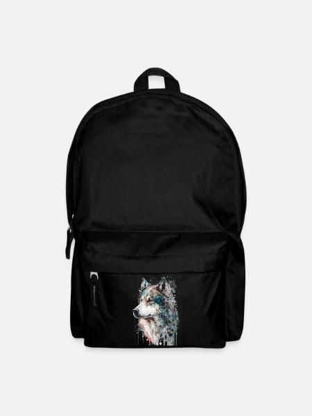 Siberian Husky 03 - Rucksack - Schwarz