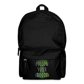 Follow your Roots - Hammer Donar Thor Mjölnir - Backpack - black - Front