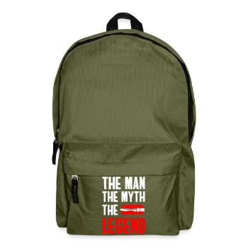 Artist Spray Can Color Wallpapering - Backpack - olive green - Front