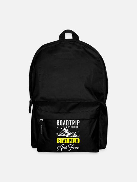Urlaub Camping Trip - Rucksack - Schwarz