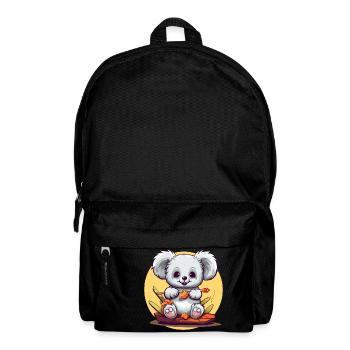 Clumsy koala with sushi - Backpack - black - Front