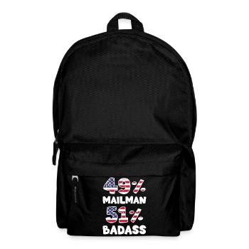 Post Briefzusteller Pakete - Rucksack - Schwarz - Vorne