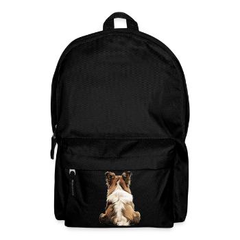 Chien de berger Shetland - Sac à dos - noir - Devant