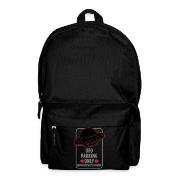 Ufo Parking Only | Colors changeable - Backpack - black - Front