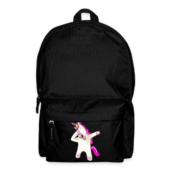 Einhorn Dab Dabbing Unicorn - Backpack - black - Front