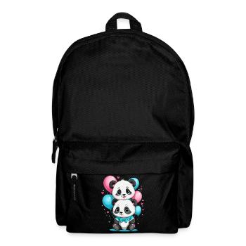 Cute Panda - Backpack - black - Front