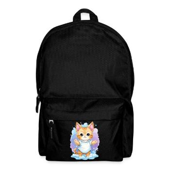 Süße Baby Katze - Rucksack - Schwarz - Vorne