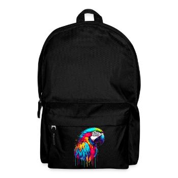 Papagei - Rucksack - Schwarz - Vorne