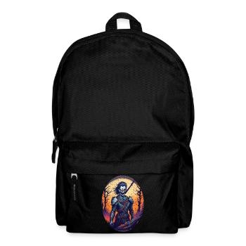 Gruseliges Halloween-partykostüm, Zombie-krieger - Sac à dos - noir - Devant