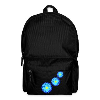 Beaucoup de jolies fleurs motif décoratif coloré belle - Sac à dos - noir - Devant