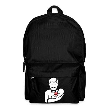 papa père papou humour blague cadeau t - Sac à dos - noir - Devant