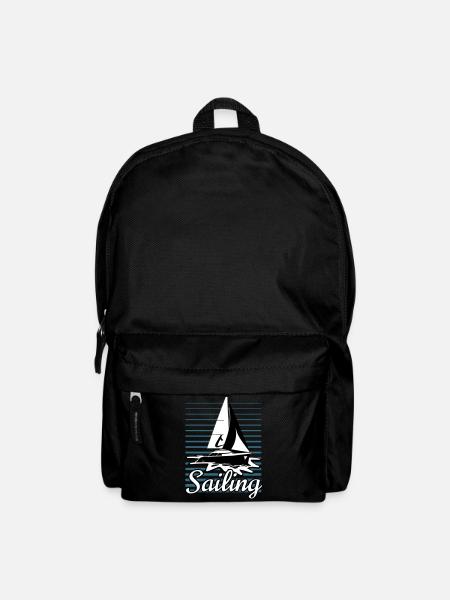 Voilier 002 - Sac à dos - noir