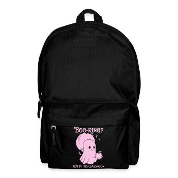 Funny Teacher Skeleton Halloween Classroom - Backpack - black - Front