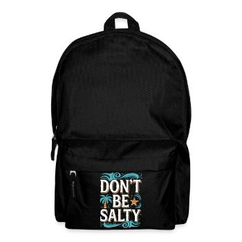 L’ambiance de la plage ne soit pas salée Design - Sac à dos - noir - Devant