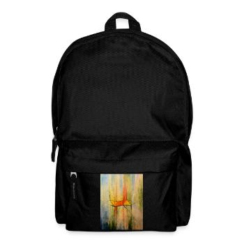 Cyclohexane Chair Conformation Composition - Backpack - black - Front