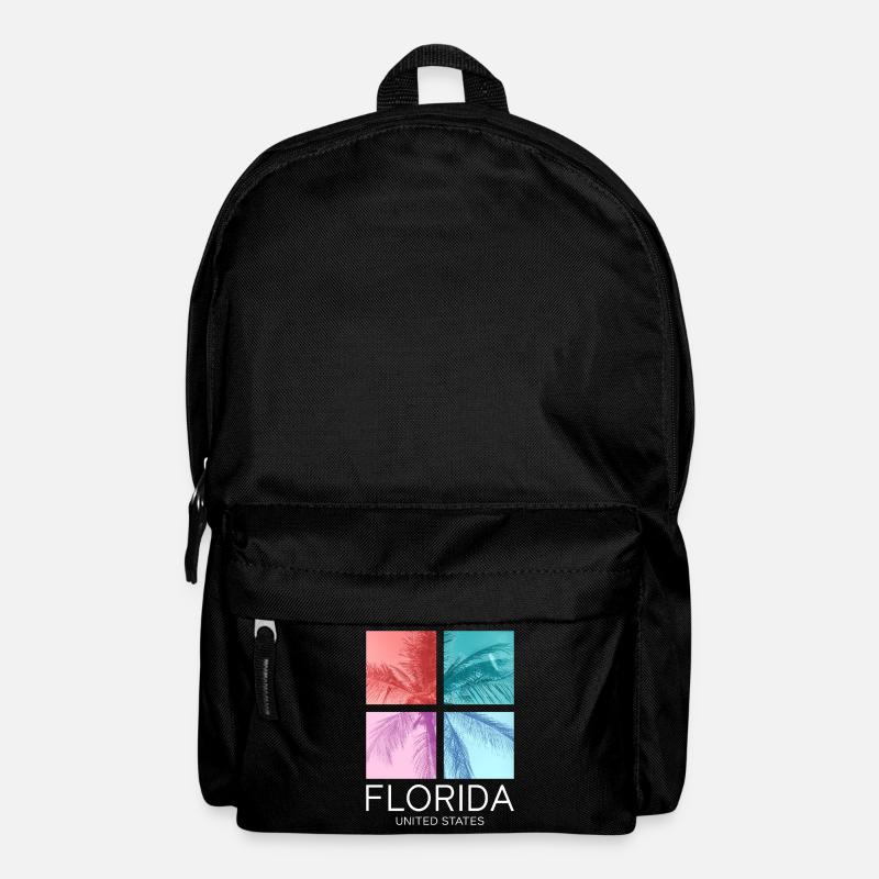 Florida USA Miami Amerika Sommer Palmen Strand - Rucksack - Schwarz