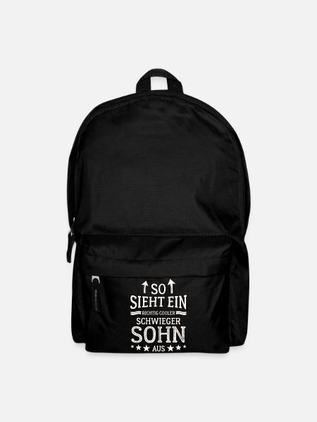 So sieht ein richtig cooler Schwiegersohn aus - Rucksack - Schwarz