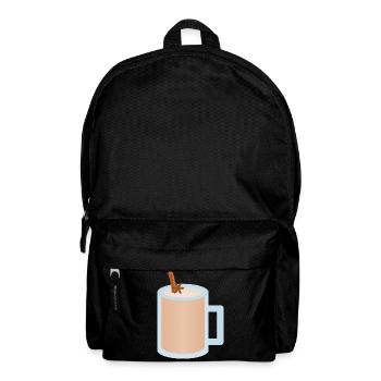 Chai Latte Becher Illustration - Rucksack - Schwarz - Vorne
