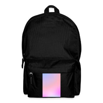 Dégradé pastel de barbe à papa de rêve - Sac à dos - noir - Devant