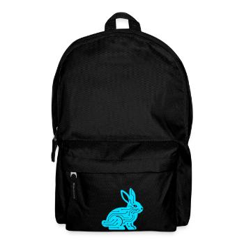 Cyber Hase Circuit Platine Tech Vektor - Rucksack - Schwarz - Vorne