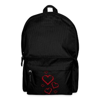 Valentine's Day, Valentine's Day, Valentine's Day - Backpack - black - Front