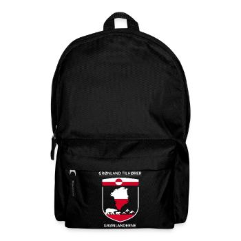 Grönland Gehört Grönländern Statement Geschenk - Rucksack - Schwarz - Vorne