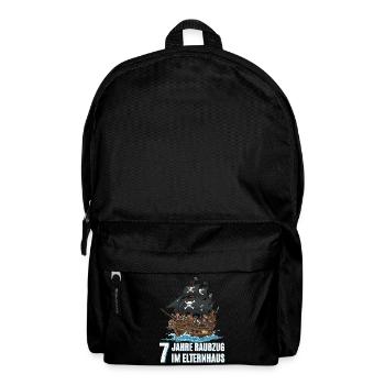 7th Birthday Pirates - Backpack - black - Front