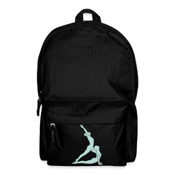 Yoga Silhouette - Rucksack - Schwarz - Vorne
