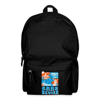 Sarre. Chemise Saarland – Saar Revier Design - Sac à dos - noir - Devant